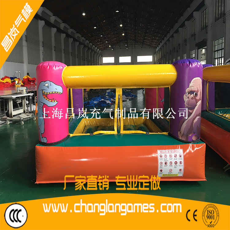 廠家定做出口歐美跳床牛津布兒童蹦床 inflatable 0.55mm PVC tarpoulin bouncer